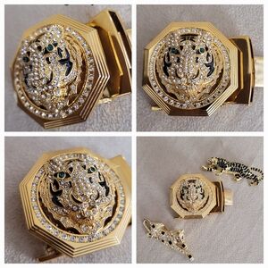 Gold Tiger Belt BUCKLE